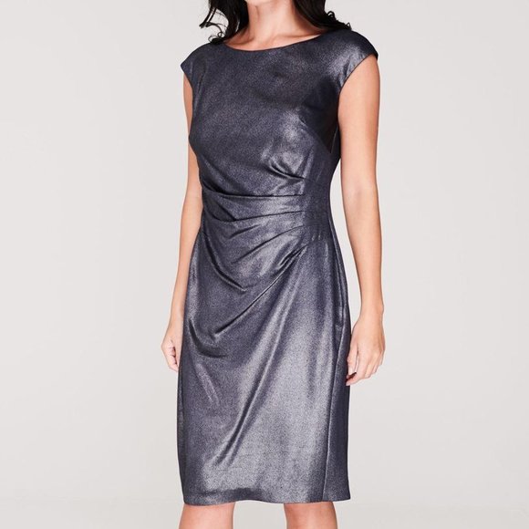 Ralph Lauren Dresses & Skirts - NWT Ralph Lauren Navy Silver Shimmer Stunner Dress